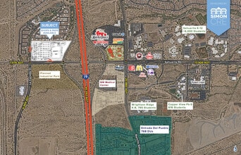 NWC I-19 & Sahuarita Rd, Sahuarita, AZ - Aérien  Vue de la carte - Image1