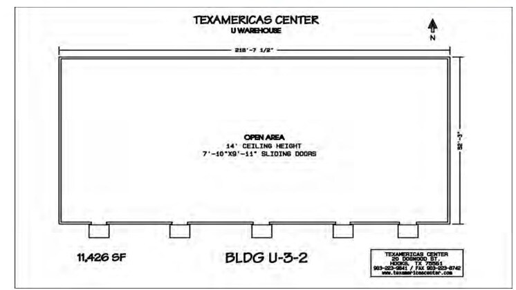 10 Beech St, Hooks, TX à louer Plan d’étage- Image 1 de 1
