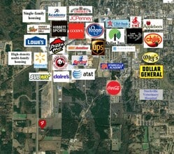 Hwy 25 Bypass, Starkville, MS - AERIAL  map view