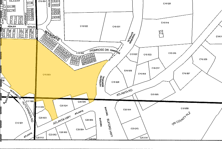 655 Atlanta Hwy, Cumming, GA à louer - Plan cadastral - Image 3 de 10