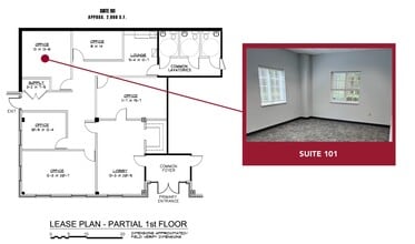 2601 Weston Pky, Cary, NC for lease Floor Plan- Image 2 of 5