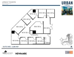 222 W Las Colinas Blvd, Irving, TX à louer Plan d’étage- Image 1 de 1