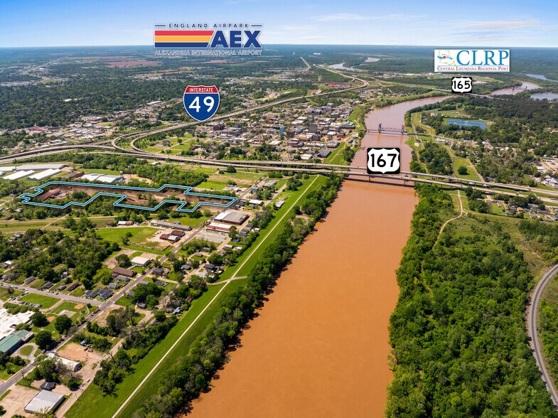 1904 3rd st, Alexandria, LA à vendre - Aérien - Image 3 de 6