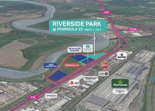 Units 2 Bristol Rd, Bridgwater, SOM - AERIAL  map view