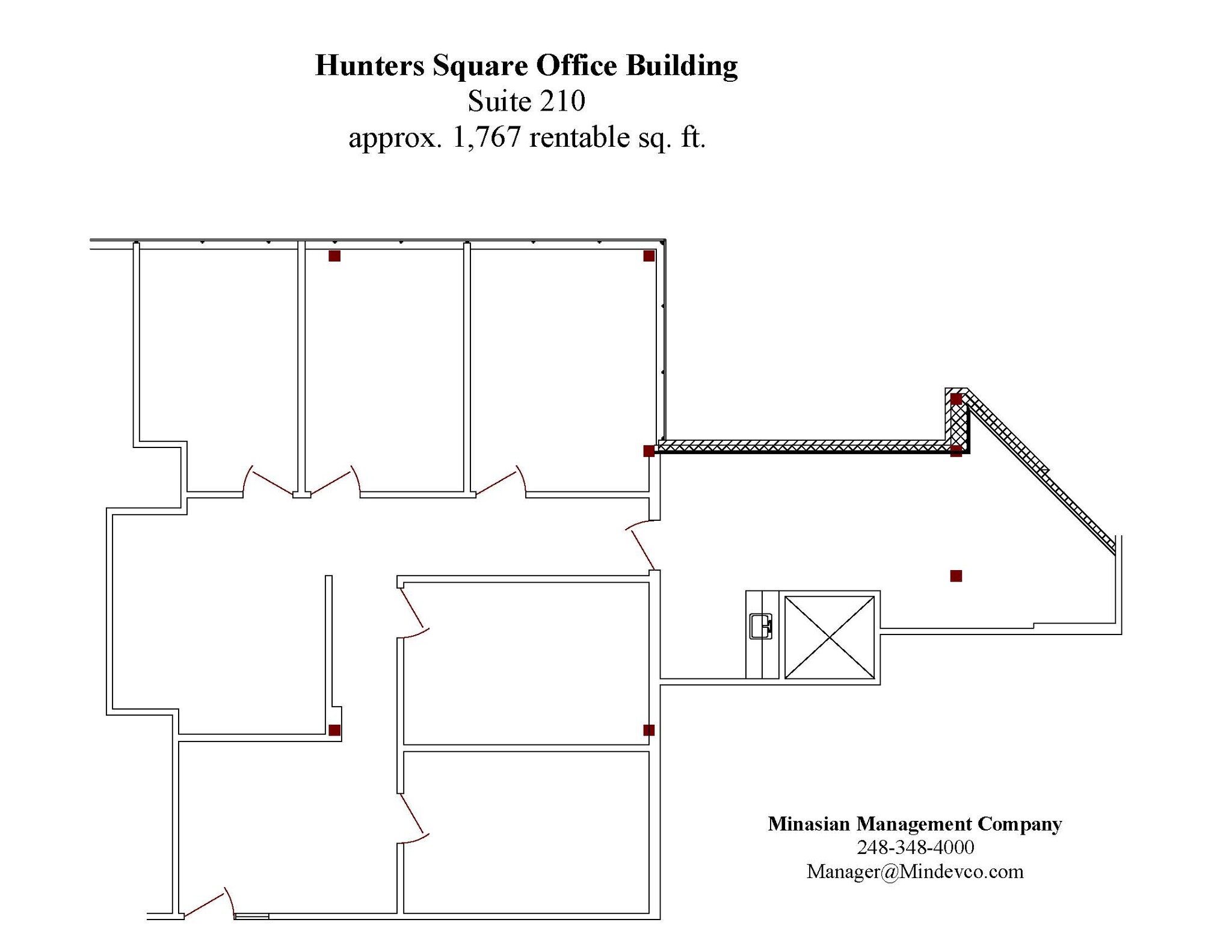 31555 W 14 Mile Rd, Farmington Hills, MI à louer Plan d  tage- Image 1 de 1