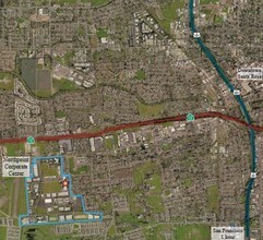 1234 Apollo Way, Santa Rosa, CA - AERIAL map view