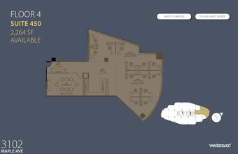 3102 Maple Ave, Dallas, TX à louer Plan d’étage- Image 1 de 1