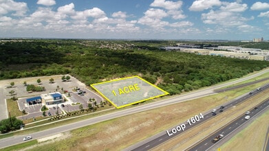 Nacogdoches, San Antonio, TX - Aerial map view