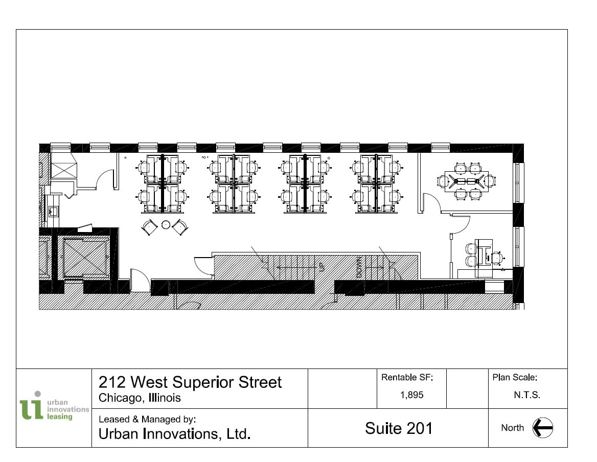 212 W Superior St, Chicago, IL for lease Floor Plan- Image 1 of 6