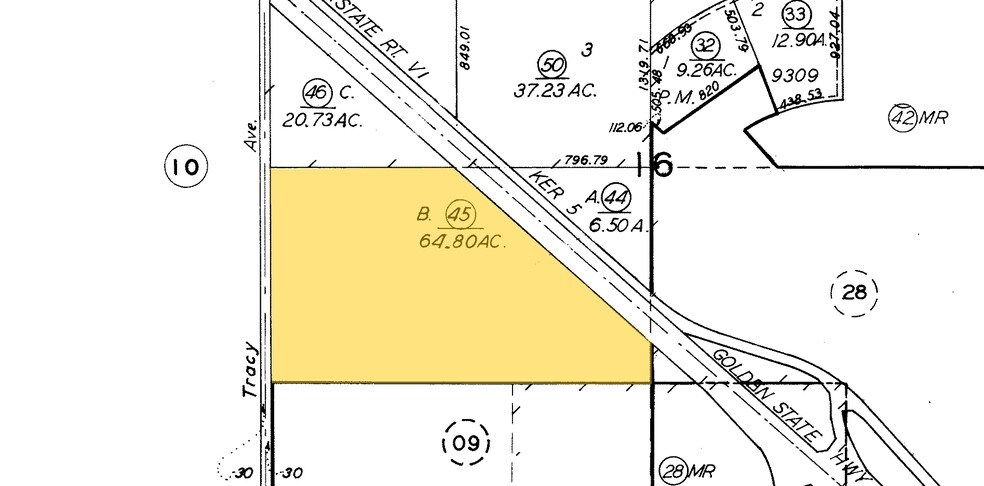 Tracy Ave, Buttonwillow, CA à vendre - Plan cadastral - Image 1 de 17