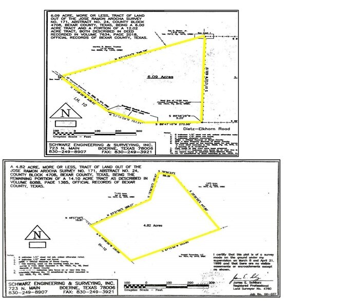 IH 10 W & Dietz-Elkhorn Rd, Boerne, TX à vendre - Plan cadastral - Image 3 de 3