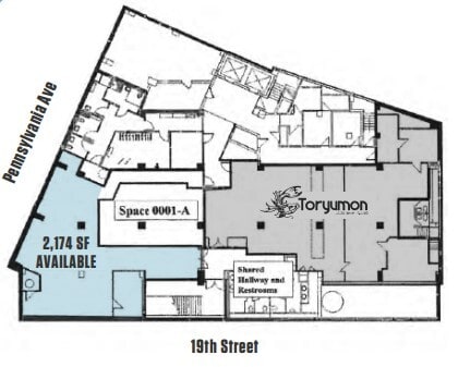 1901 Pennsylvania Ave NW, Washington, DC for lease Floor Plan- Image 1 of 1