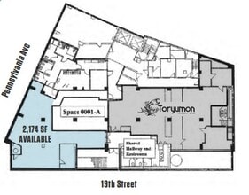 1901 Pennsylvania Ave NW, Washington, DC for lease Floor Plan- Image 1 of 1