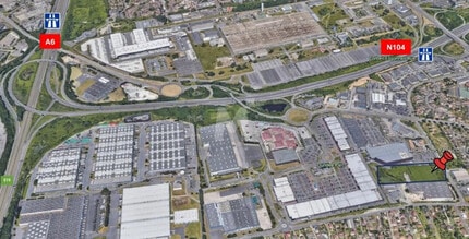 Corbeil-Essonnes - AERIAL map view