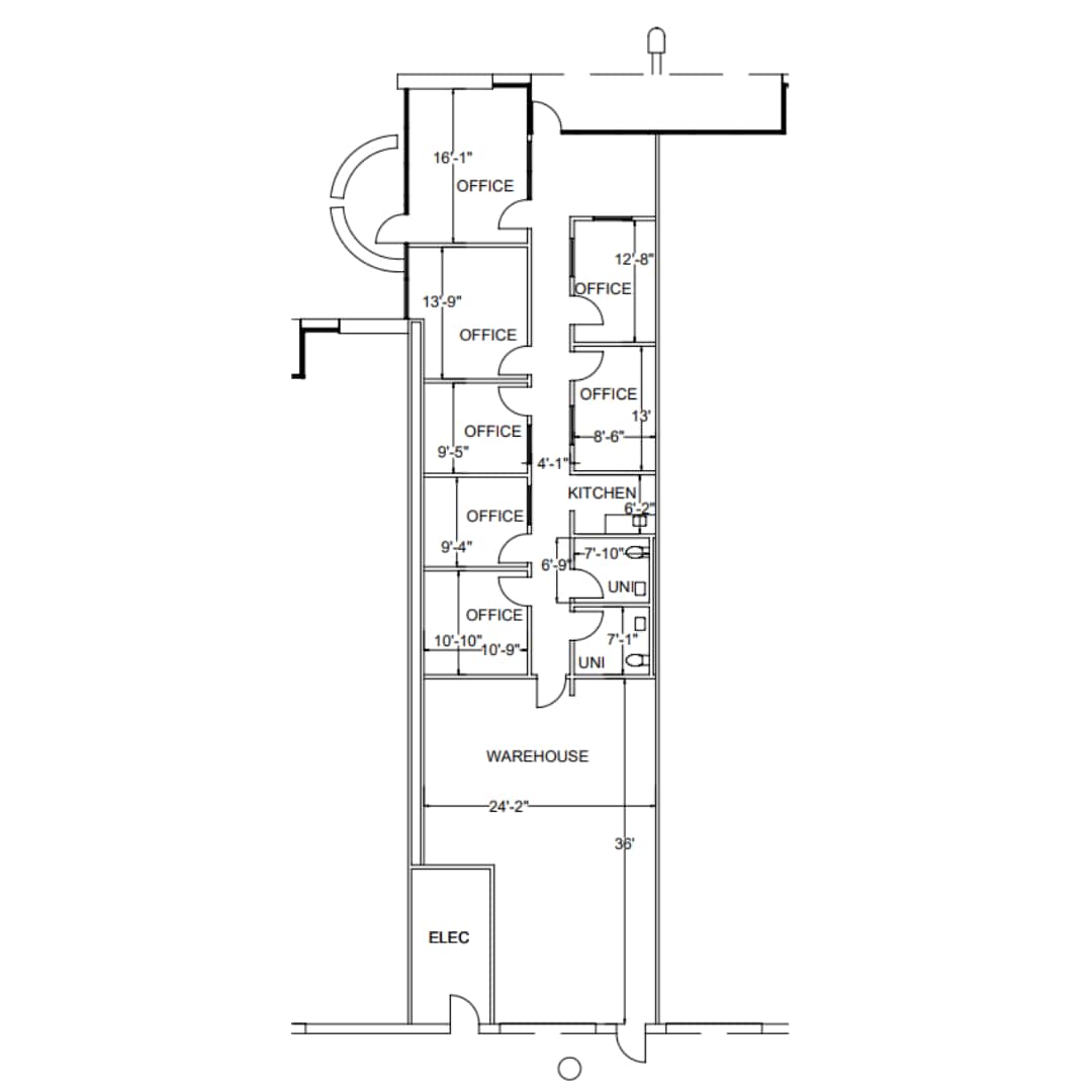 1335 Capital Circle, Marietta, GA à louer Plan d’étage- Image 1 de 1