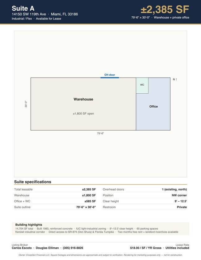More details for 14150 SW 119th Ave, Miami, FL - Industrial for Lease