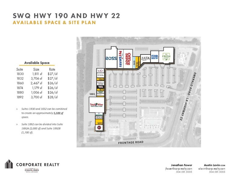 1848-1896 N Causeway Blvd, Mandeville, LA à louer - Photo du bâtiment - Image 2 de 6