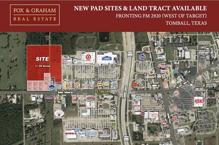 Fm 2920, Tomball, TX à louer - Plan de site - Image 1 de 2