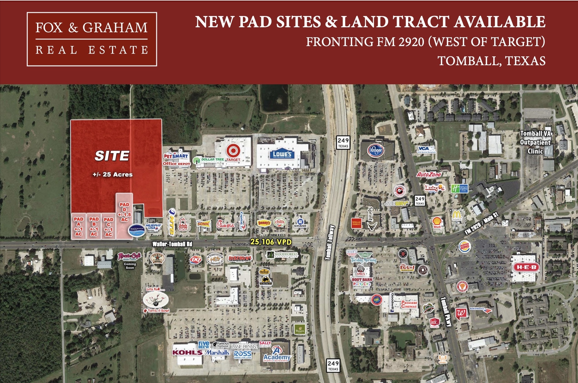 Fm 2920, Tomball, TX for lease Site Plan- Image 1 of 3