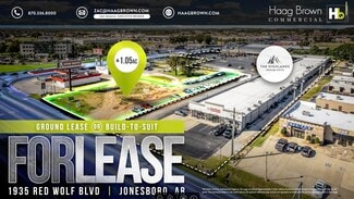 More details for 1935 Red Wolf Blvd, Jonesboro, AR - Land for Lease