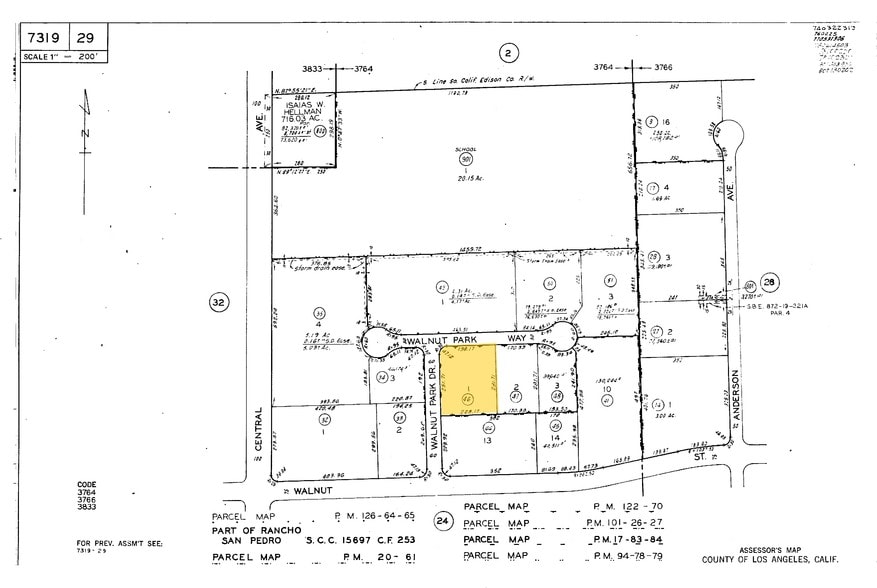 1490 W Walnut Pky, Compton, CA for sale - Plat Map - Image 3 of 13