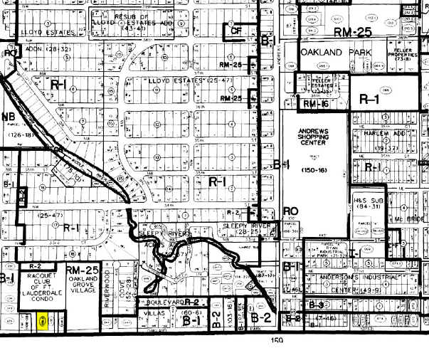 781 W Oakland Park Blvd, Oakland Park, FL for lease - Plat Map - Image 2 of 9