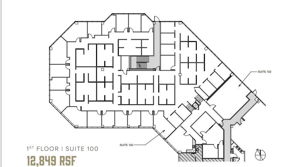 20750 Ventura Blvd, Woodland Hills, CA à louer Plan d  tage- Image 1 de 1