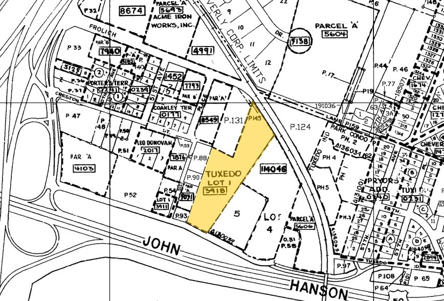 5300 Tuxedo Rd, Hyattsville, MD for lease - Plat Map - Image 2 of 7