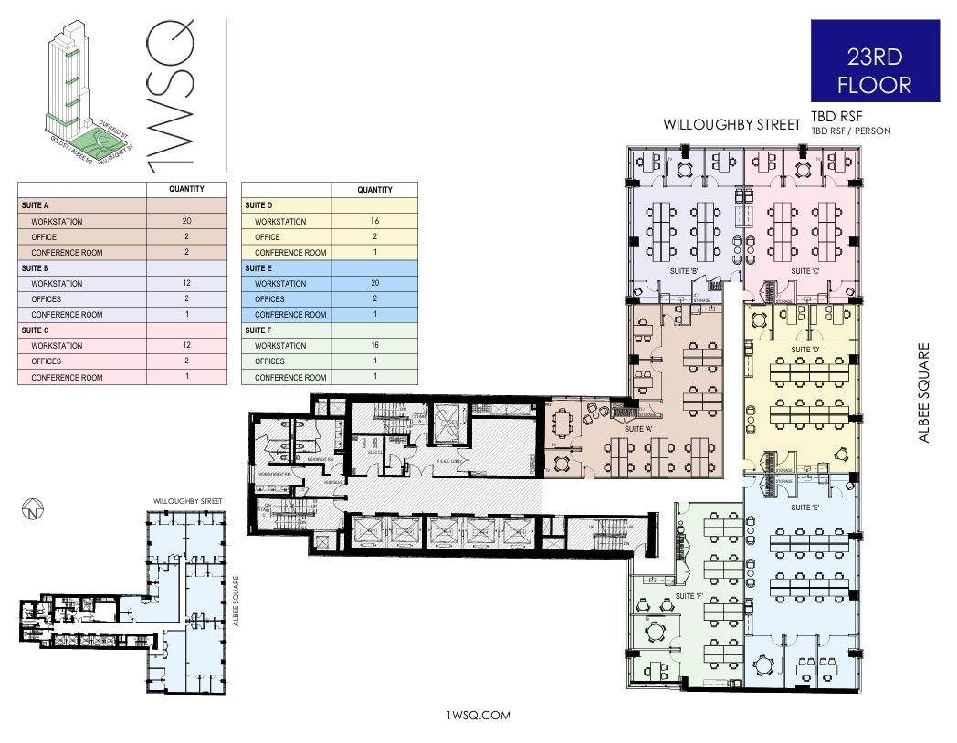 1 Willoughby Sq, Brooklyn, NY à louer Plan d’étage- Image 1 de 1