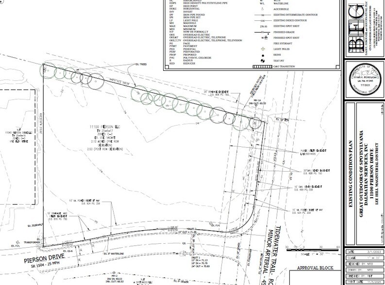 11100 Pierson Dr, Fredericksburg, VA for sale - Site Plan - Image 3 of 5