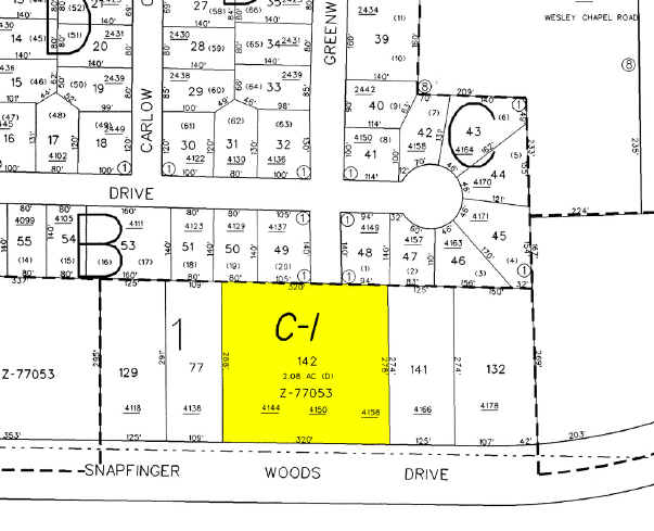 4150 Snapfinger Woods Dr, Decatur, GA à vendre - Plan cadastral - Image 2 de 7