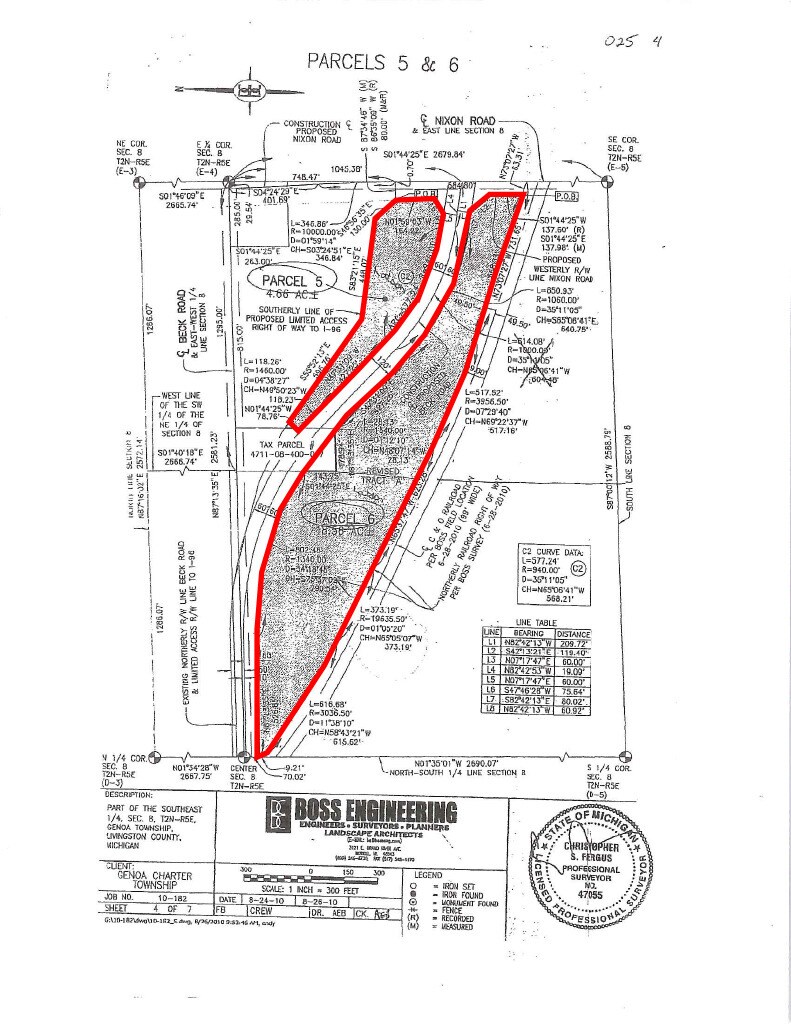 3684 Beck Rd, Howell, MI à vendre Plan cadastral- Image 1 de 3