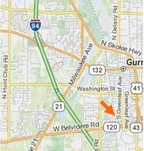 0 Greenleaf Ave, Park City, IL - AERIAL  map view