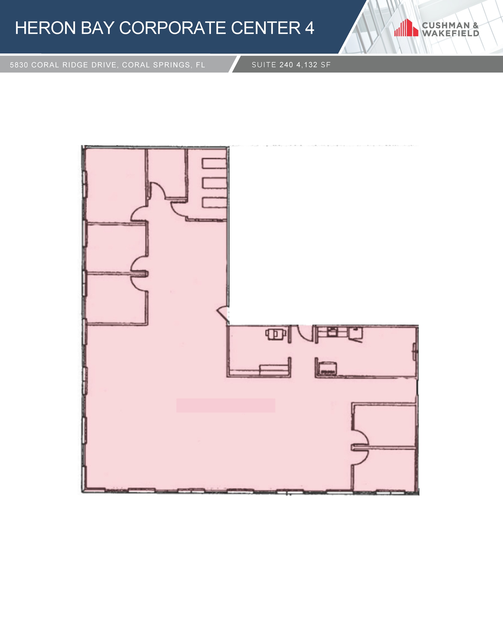 5810 Coral Ridge Dr, Coral Springs, FL for lease Floor Plan- Image 1 of 1