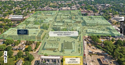 507 S Washington St, Naperville, IL - AERIAL  map view - Image1