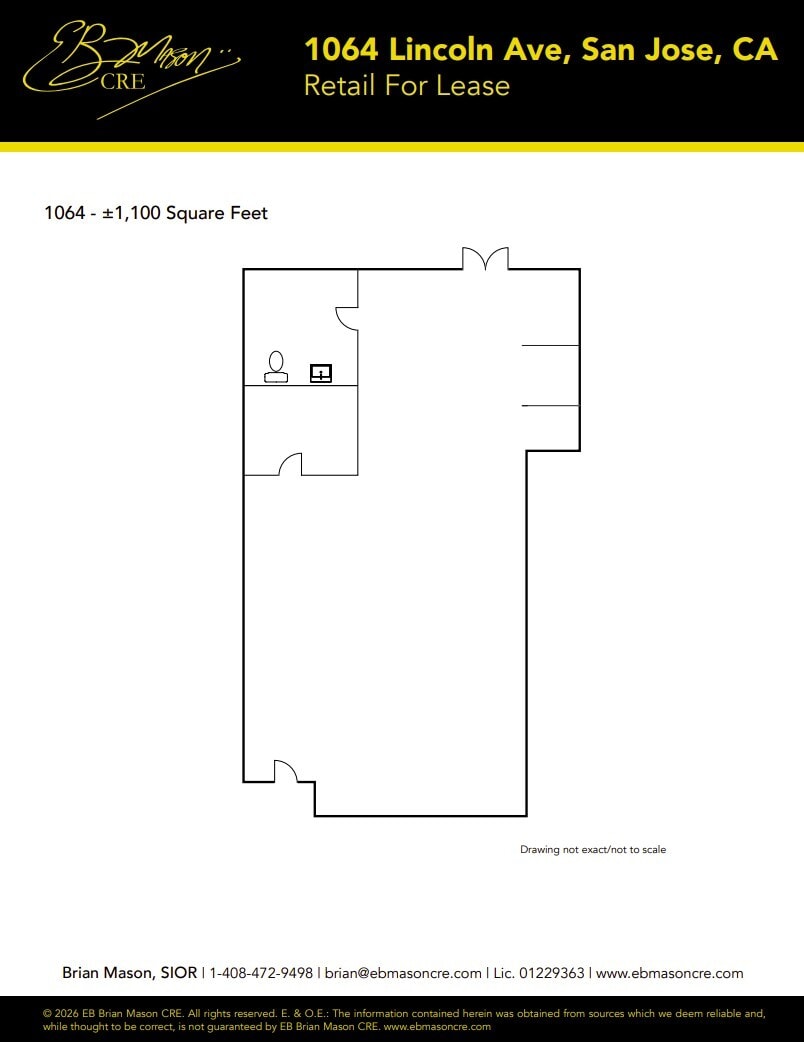 1060-1070 Lincoln Ave, San Jose, CA for lease Floor Plan- Image 1 of 1