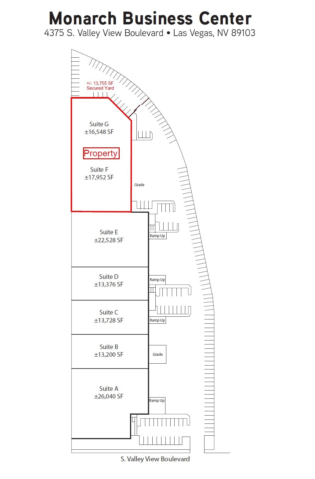 4375 S Valley View Blvd, Las Vegas, NV for lease Site Plan- Image 1 of 1
