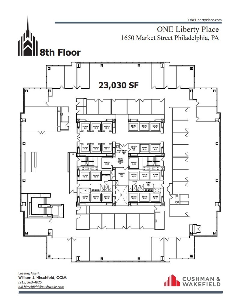 1650 Market St, Philadelphia, PA for lease Floor Plan- Image 1 of 1