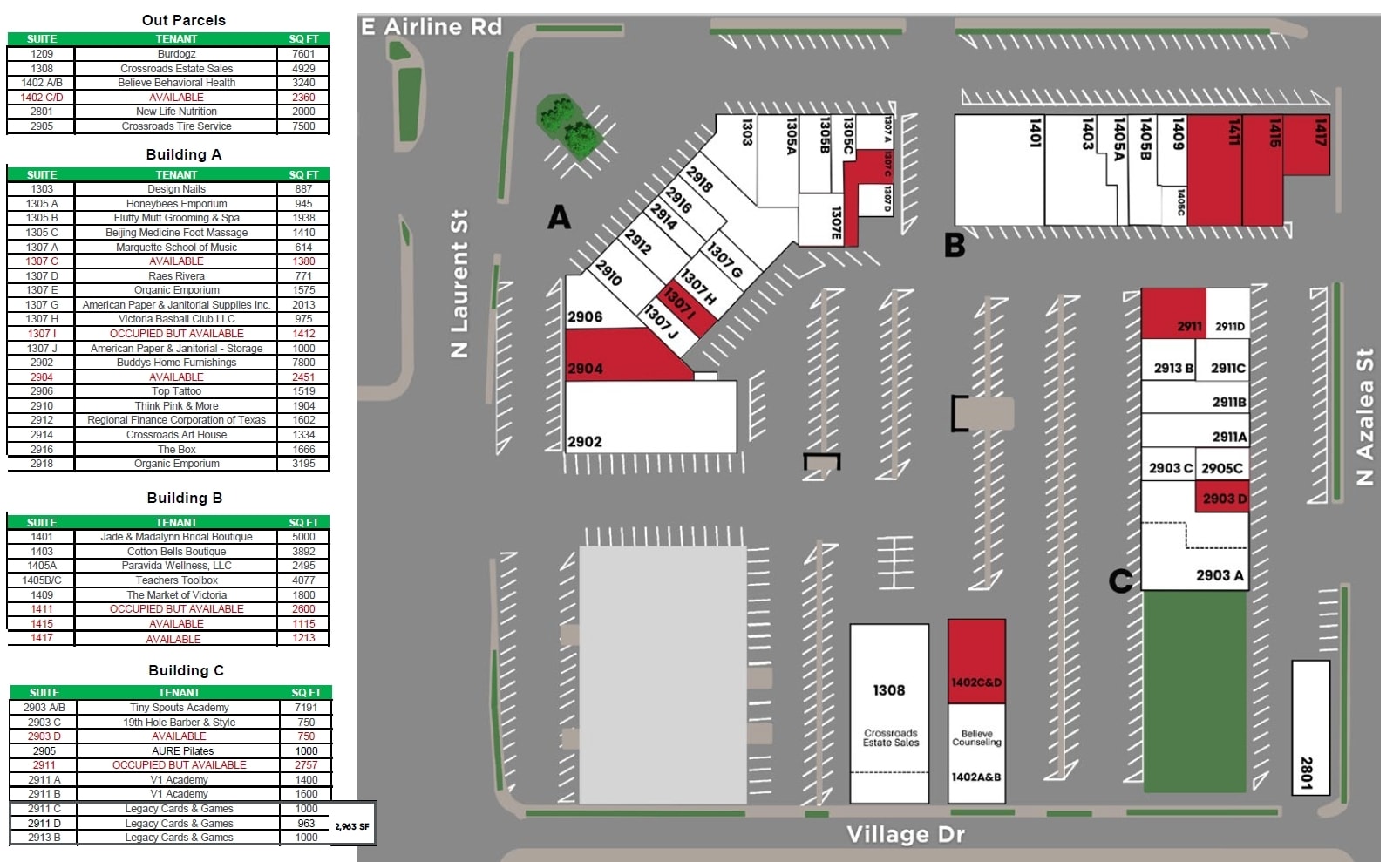 1401-1417 E Airline Rd, Victoria, TX for lease Site Plan- Image 1 of 1