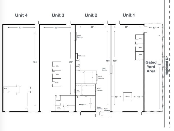 2908 S Highland Dr, Las Vegas, NV à louer - Plan d’étage - Image 2 de 36