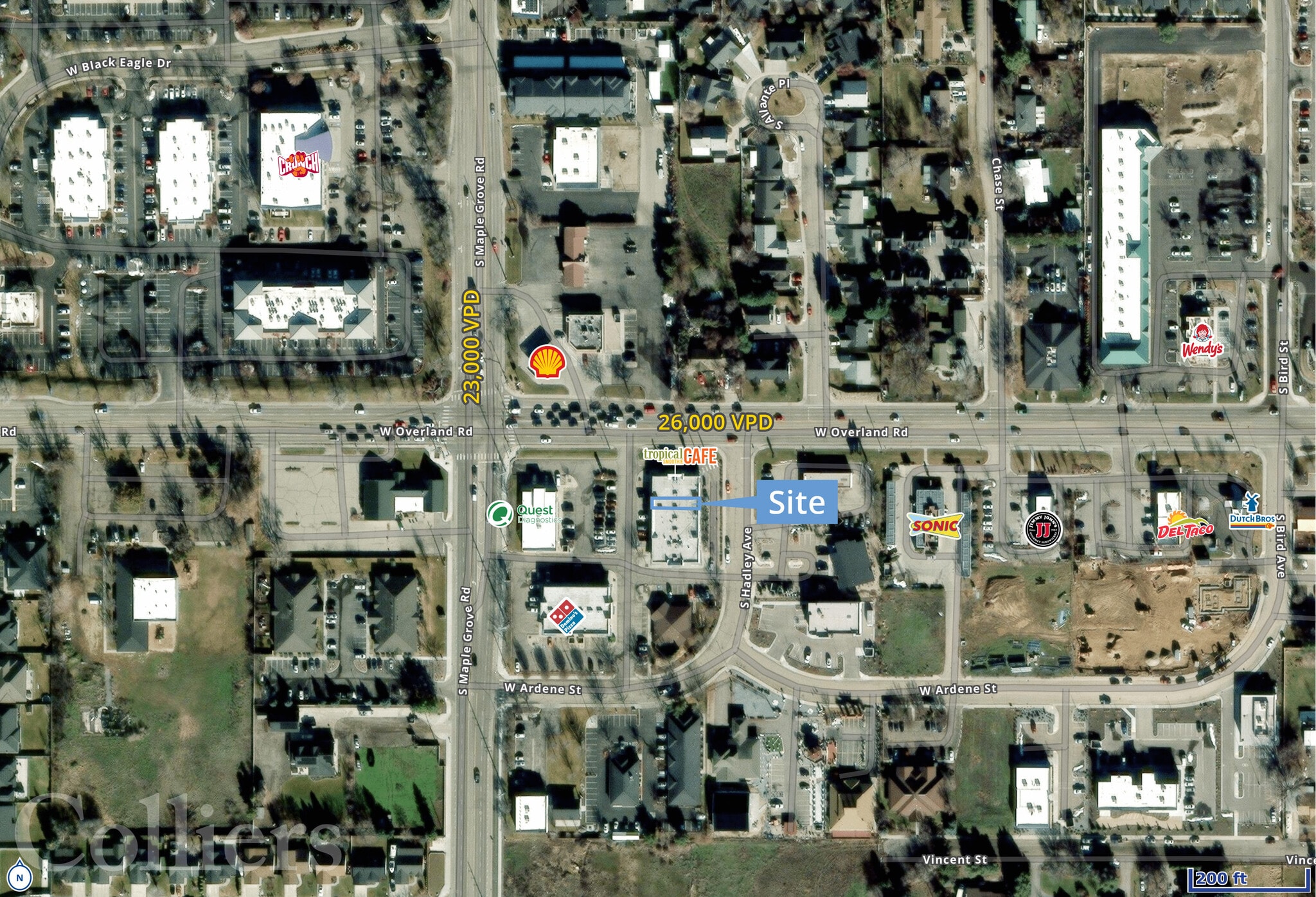 8915-8925 W Overland Rd, Boise, ID for lease Aerial- Image 1 of 21