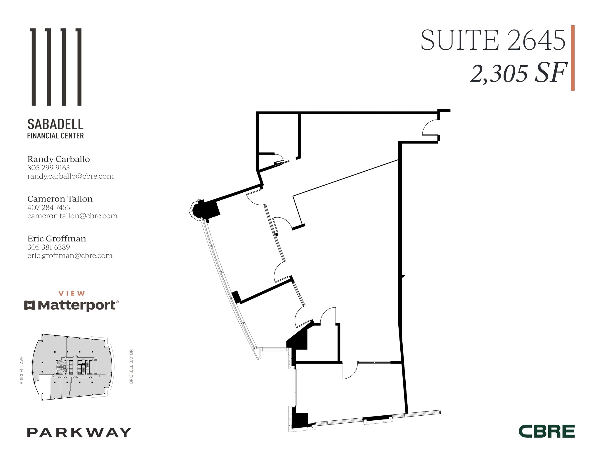1111 Brickell Ave, Miami, FL for lease Site Plan- Image 1 of 1