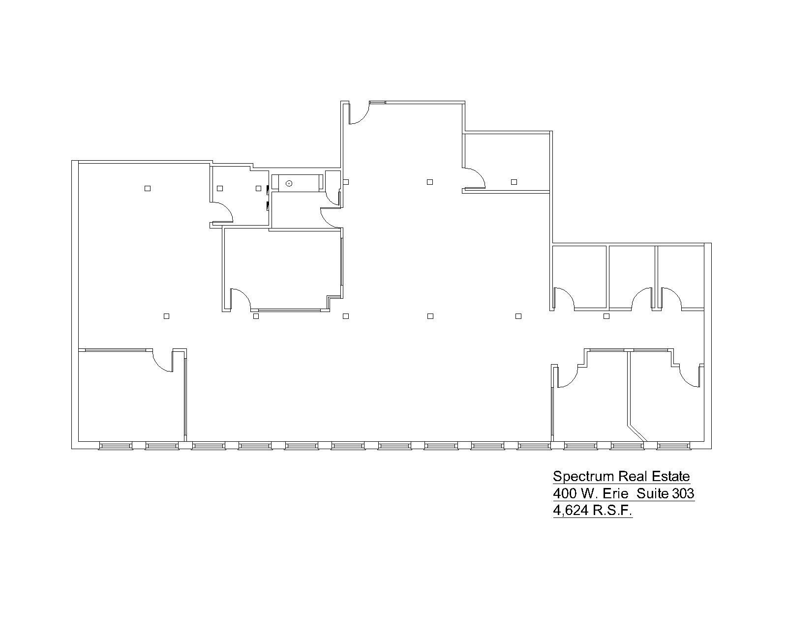 400 W Erie St, Chicago, IL à louer Plan d’étage- Image 1 de 1