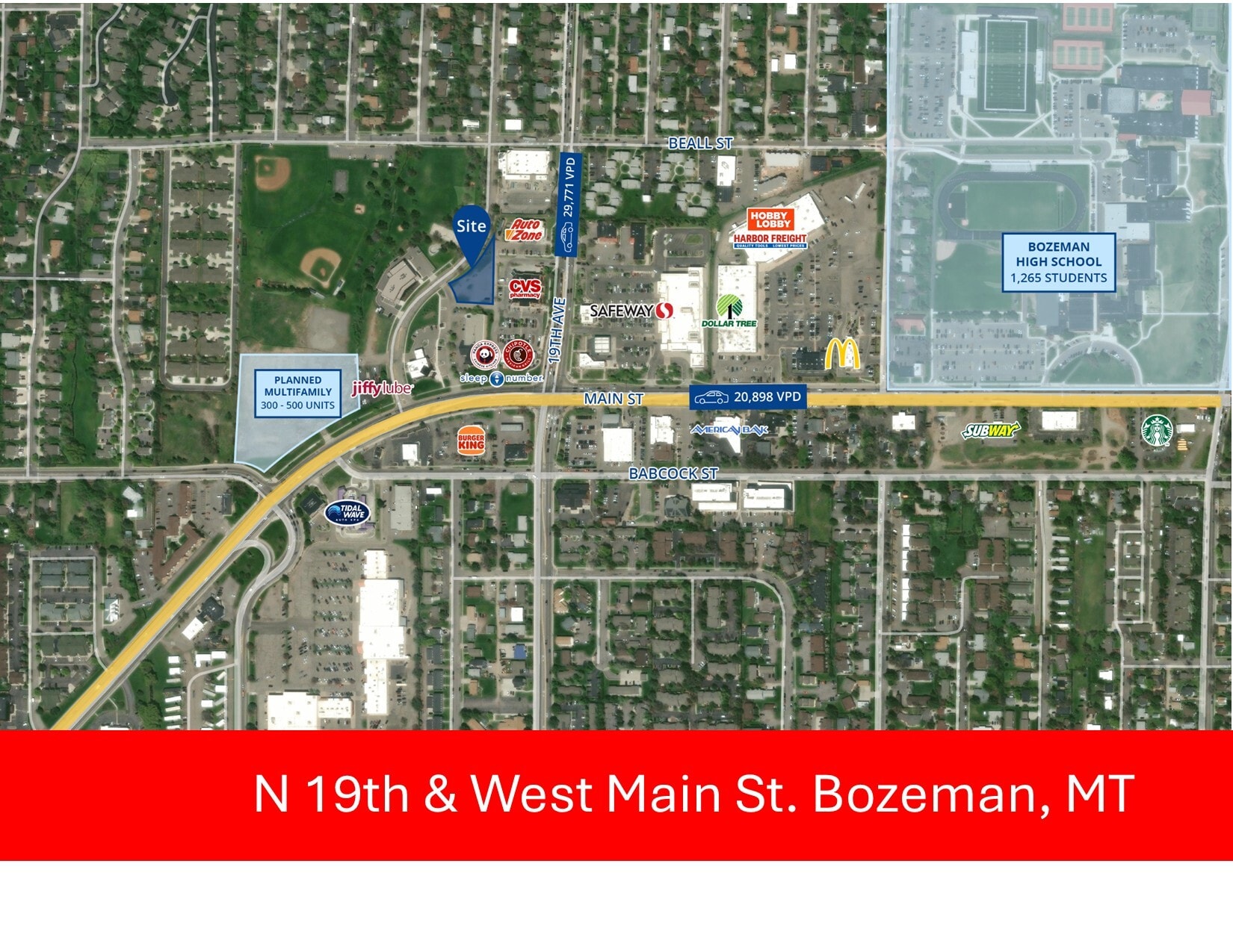 N 19th Ave & W Main St, Bozeman, MT for lease Primary Photo- Image 1 of 5