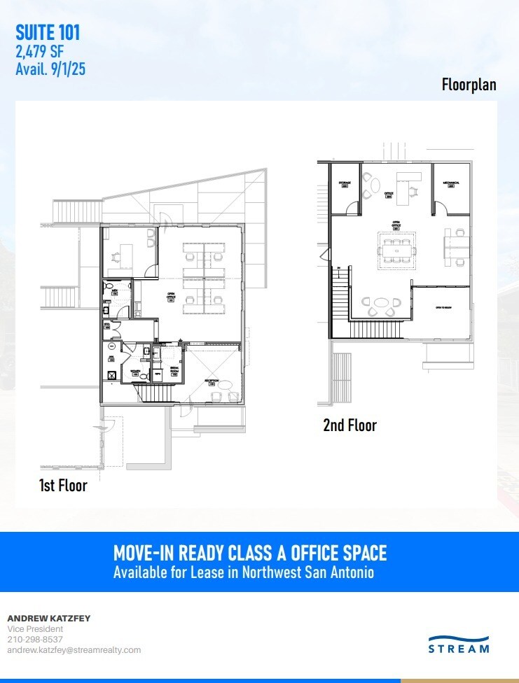 16118 Via Shavano, San Antonio, TX for lease Floor Plan- Image 1 of 1