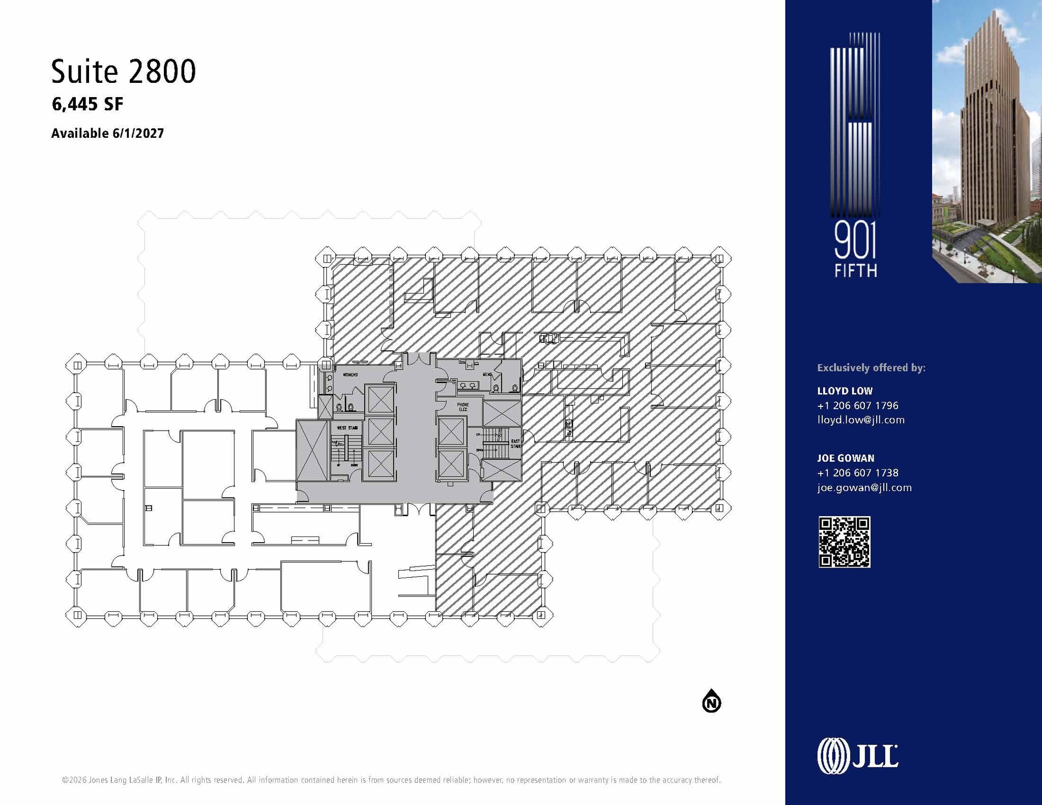 901 5th Ave, Seattle, WA for lease Floor Plan- Image 1 of 1