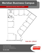 3265 Meridian Pkwy, Weston, FL à louer Plan d  tage- Image 1 de 1