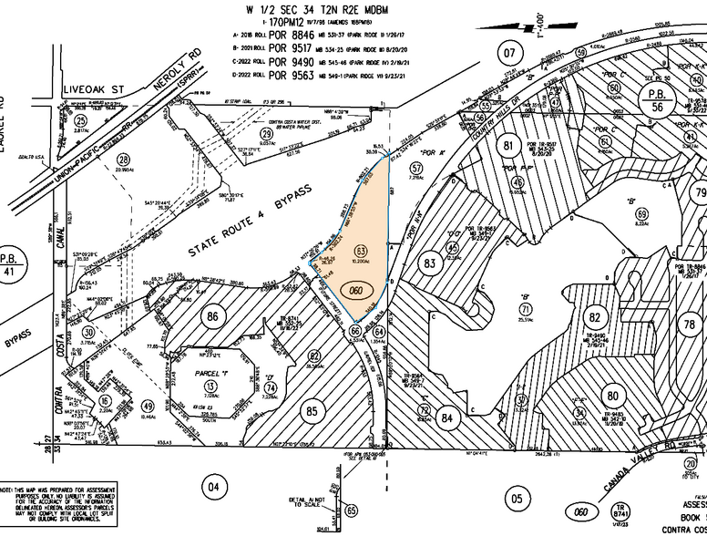 Laurel Rd, Antioch, CA for lease - Plat Map - Image 3 of 3