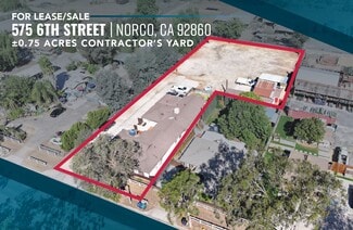 Plus de détails pour 575 6th St, Norco, CA - Terrain à vendre