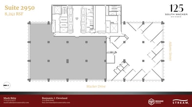 125 S Wacker Dr, Chicago, IL à louer Plan d’étage- Image 1 de 1